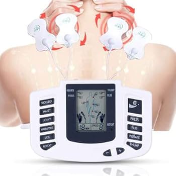 MAQUINA DE ELECTROTERAPIA CON PARCHES Y SANDALIAS