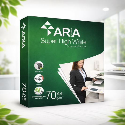 CAJA DE PAPEL BOND TAMAÑO CARTA ARIA 70 GRAMOS 97% BLANCURA