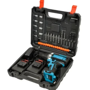 PISTOLA DE IMPACTOP INALAMBRICA 12OO NEWTON + KIT DE HERRAMIENTAS