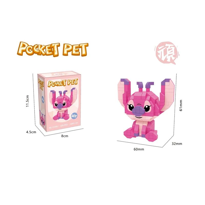 ARMABLE STITCH ROSADO